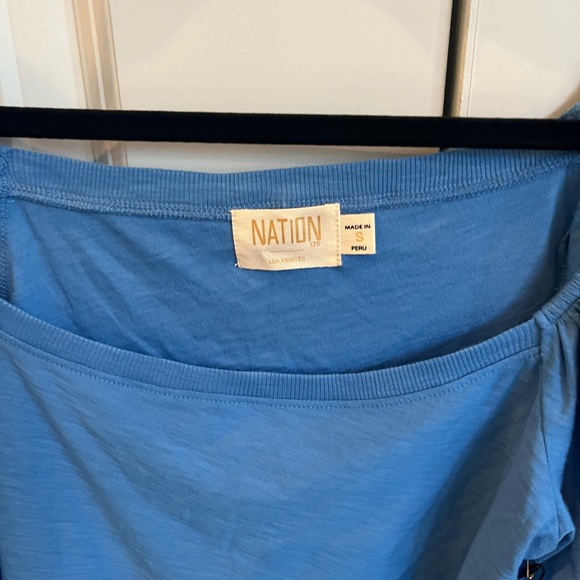 NATION LTD Jayden Flutter Sleeve Tee - Picture 6 of 8